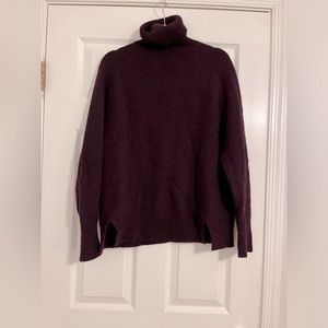 J. Crew Maroon Wool- blend sweater